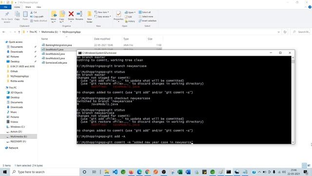 7 Understand the brach and git merge command смотреть онлайн