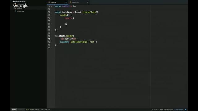 Бесплатный вебинар «Основы ReactJS». 1 часть. смотреть онлайн