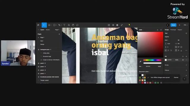How to Create a Dakwah Poster with Figma | Weekend Tech Talk смотреть онлайн
