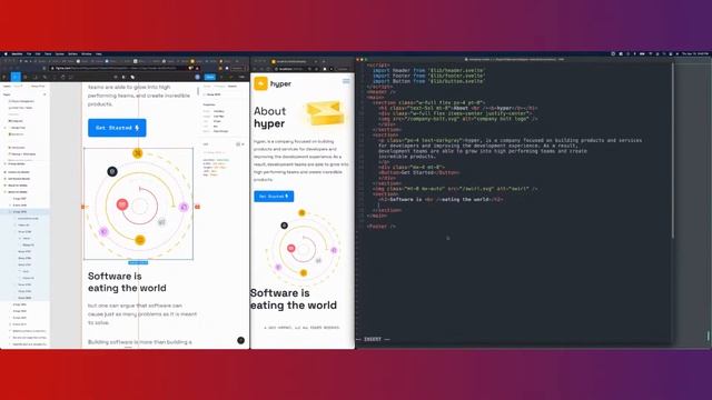 Building hyper site with SvelteKit and TailwindCSS смотреть онлайн