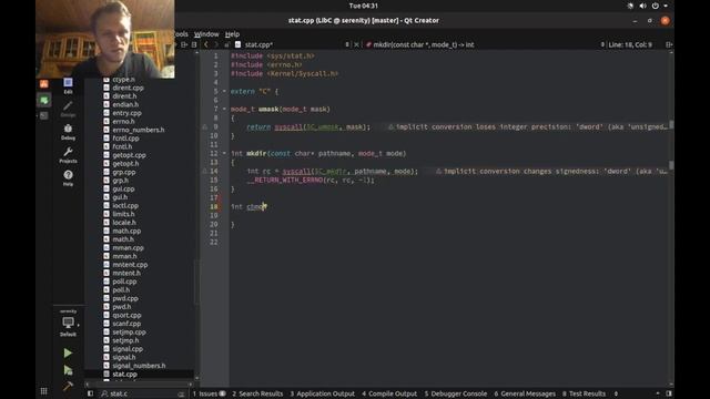 OS hacking: Implementing chmod() смотреть онлайн