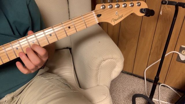 Fender Player Series Stratocaster - Practicing more scales up and down the neck смотреть онлайн