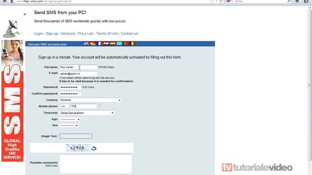 Trimite sms-uri gratuit de pe net смотреть онлайн