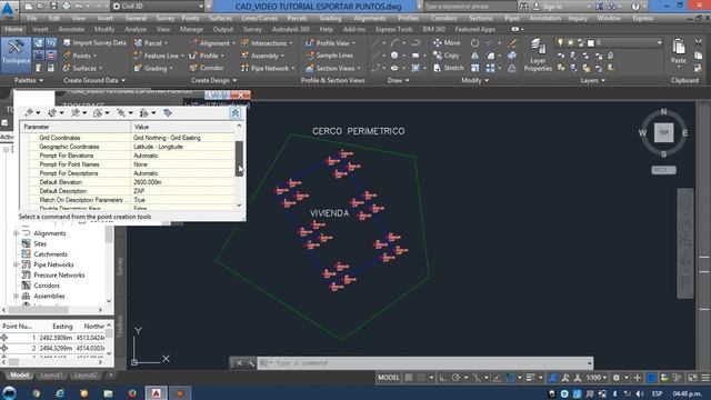COMO EXPORTAR PUNTOS DEL AUTOCAD CIVIL 3D HACIA UN FORMATO EXCEL Y DE TEXTO смотреть онлайн