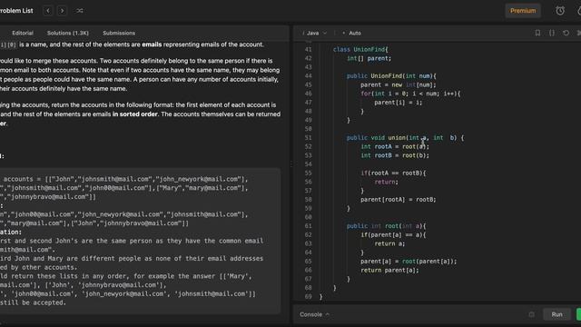 LeetCode721題_Accounts Merge (Java) смотреть онлайн
