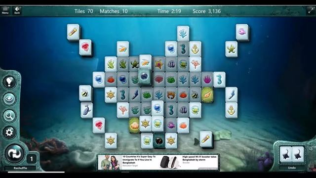 Mahjong Match Puzzle - Medium Step- Shield Layout- Microsoft Casual Game смотреть онлайн