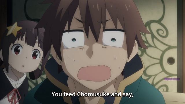 Kazuma meets Megumin's Parents and cute little Komekko | Konosuba - Legend of Crimson смотреть онлайн