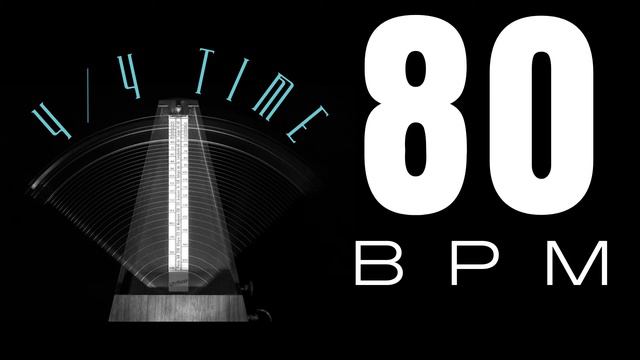 80 BPM - 4/4 Time - 5 Minutes - Metronome - Click смотреть онлайн