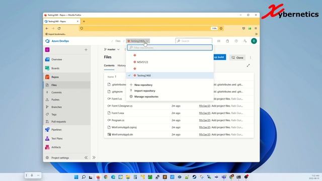 How to delete a Git repository in Azure DevOps? смотреть онлайн