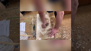 Режем панно в баню часть1
