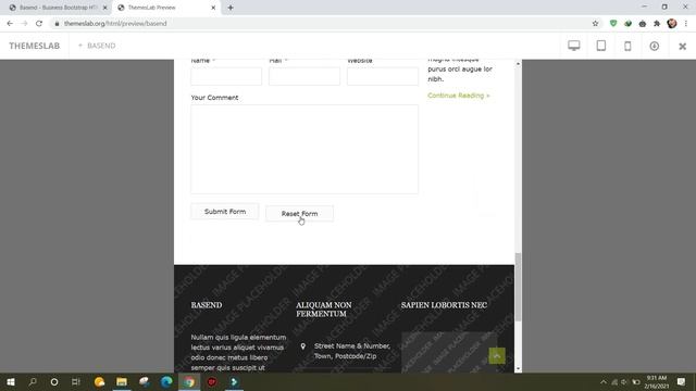 Basend : Business Bootstrap HTML Template смотреть онлайн