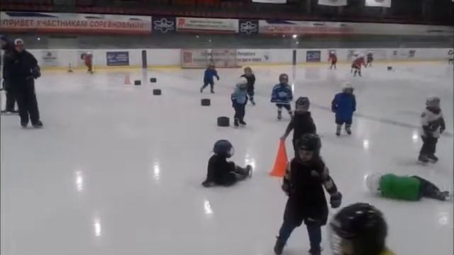 Федик на первой  трене