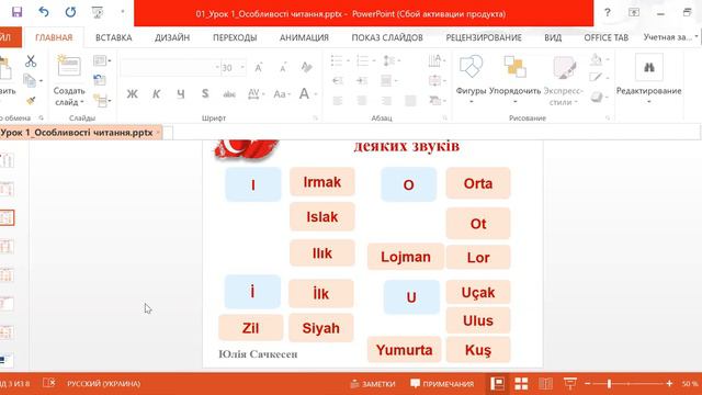 Правила читання. Озвучує носій мови. Турецька мова для початківців. смотреть онлайн