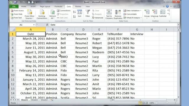 Microsoft Excel 2007 2010 pt 5 (Sort/Filter, Subtotal, Pivot Table) смотреть онлайн
