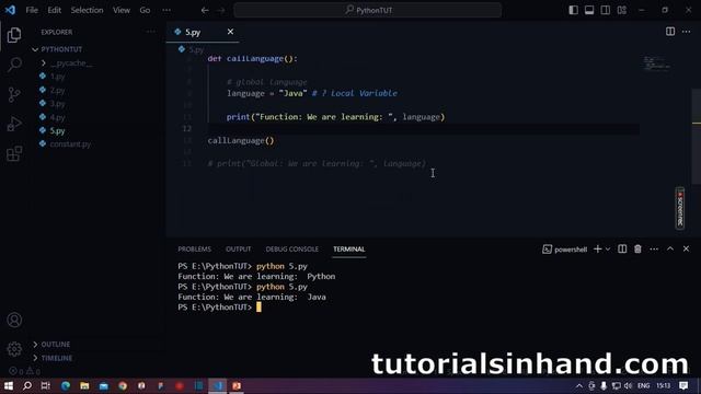 global variable in python | explained with example #viral #pythontutorial #python смотреть онлайн