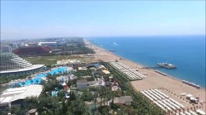 Delphin Imperial Lara, Turkey Дельфин Империал пляж Лара с высоты птичьего полета Турция Анталья