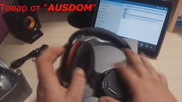 Брендовые беспроводные наушники "M09" и "ANC7S" от "AUSDOM" с AliExpress смотреть онлайн
