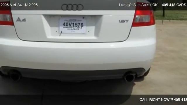2006 Audi A4 CABRIOLET 1.8T CVT - for sale in Oklahoma City, OK 73114 смотреть онлайн