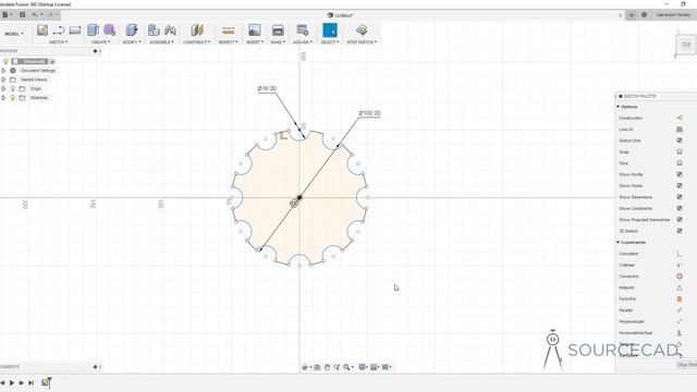 Circular and rectangular sketch pattern смотреть онлайн