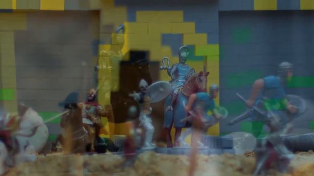 Замок из конструктора IQ BRICKS. смотреть онлайн