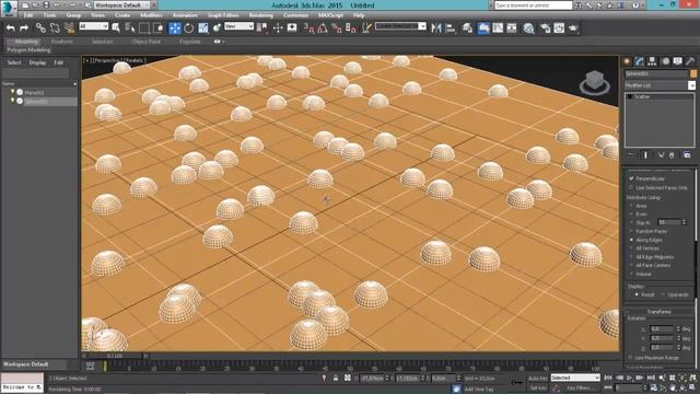 3ds Max для начинающих урок 22 ( Scatter ) смотреть онлайн