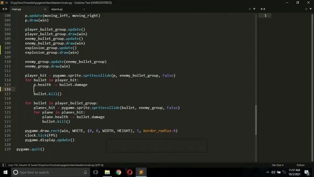 Adding Explosions in our game | Aeroblasters PART 6 | python game development tutorial | #pyguru смотреть онлайн
