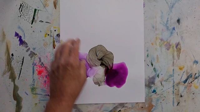 Alcohol Ink / Satisfying Ripples Abstract Fluid Art Painting on Synthetic paper - 101 смотреть онлайн