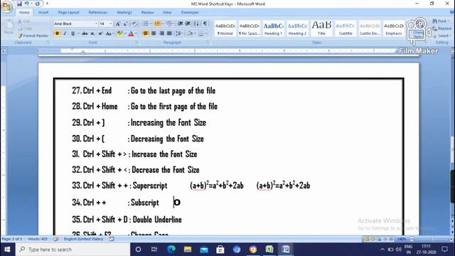 50 KEYBOARD SHORTCUT USING MS WORD IN ONE VIDEO || MS-WORD TUTORIAL (PART- 3) смотреть онлайн