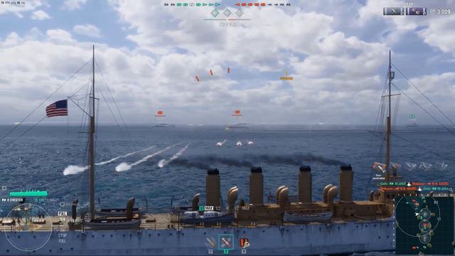World of Warships 2 Albany | Wargaming Gameplay! [FULL HD Graphics] смотреть онлайн