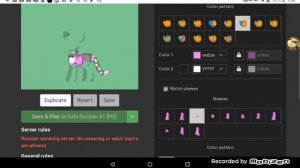 Как сделать 🐈 кота в пони таун