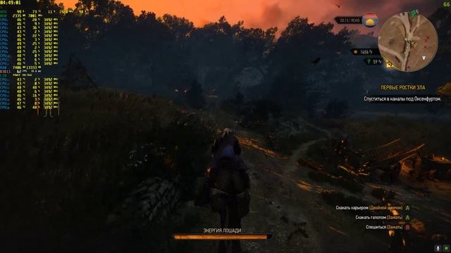 The Witcher 3 RTX 3050 8gb geforce msi Xeon E5 2666v3 смотреть онлайн