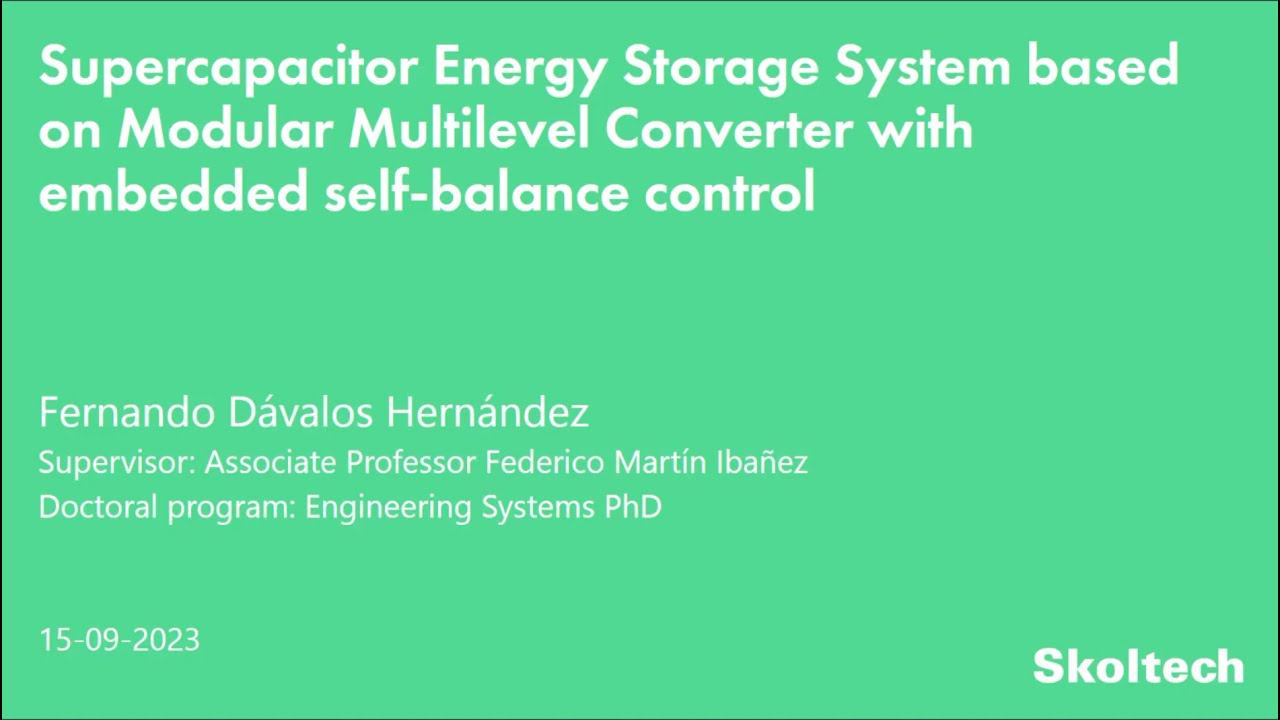 PhD Thesis Defense. Fernando Davalos Hernandes