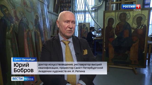 В Санкт-Петербурге реставрируется Псковская икона Успения Богородицы