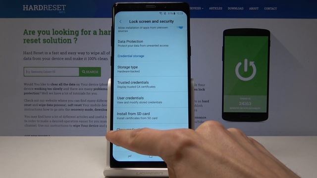How to Clear Credentials in Samsung Galaxy Note 9 Clone – Erase Certificates смотреть онлайн
