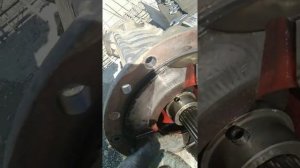 Замена сальника заднего моста терекс 970