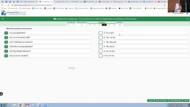 Module 1 - Personal Information - Lesson 6 -Grammar, Simple Present of to be (questions and answers смотреть онлайн