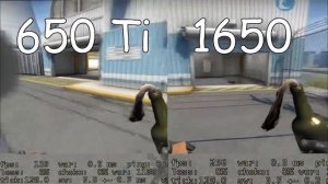 Сравнение Nvidia GeForce GTX 650 Ti и KFA2 GeForce GTX 1650 EX в CS:GO