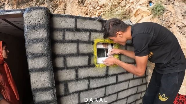 "Changing our space: Changing the room of Amir and his family with white plaster!" смотреть онлайн