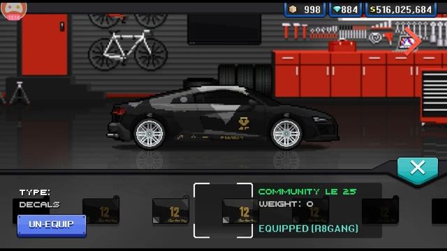 New Audi r8 an Ford GT (pixel car racer) смотреть онлайн