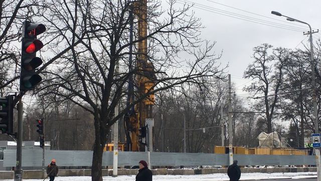 Станция метро "Театральная" Днепр 12.02.2018 смотреть онлайн