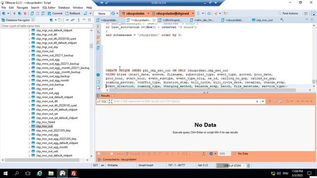 INDEX in Postgres and Show INDEX using DBeaver смотреть онлайн