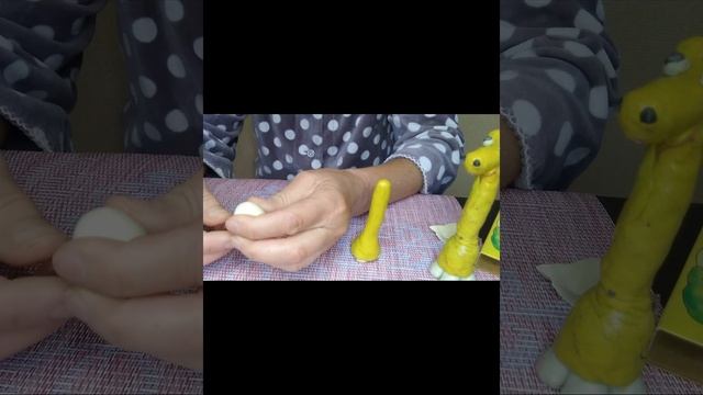 ЖИРАФИК✨ Простая поделка из пластилина✨ смотреть онлайн