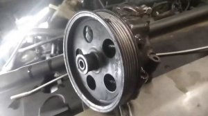 Ford mondeo 3 2003 г.в. замена насоса ГУР приводной ремень