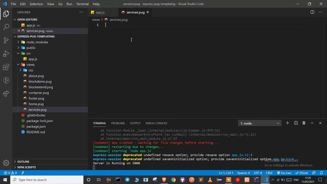Create Pug File & Render In Express | Express.js | Pug | Pug template | Jahid Momin | India смотреть онлайн