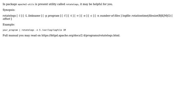 Unix & Linux: How to limit log file size using ＞＞? (8 Solutions!!) смотреть онлайн