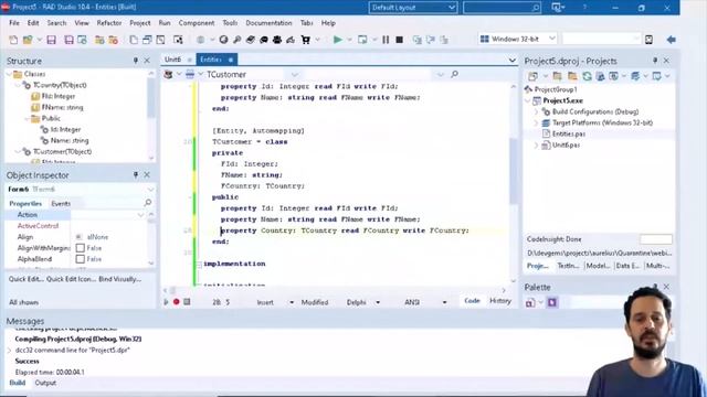 First steps into ORM for Delphi with TMS Aurelius: Live webinar replay смотреть онлайн