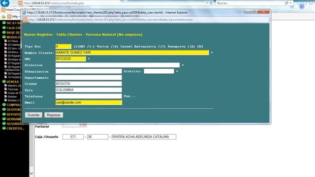 Sistema de Hotel y Hostales SIC 8.1 Act 18 Abr 2019 - Boleta con Alta de Cliente Nuevo смотреть онлайн