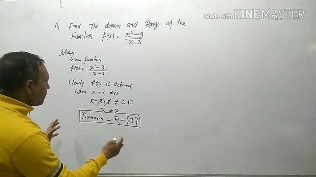 11th.. find the Domain and range of the f(x) = x² - 9 / x - 3 смотреть онлайн