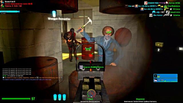 Garrys Mod/Zombie Survival/ Откуда столько ЗОМБИ+ 6 ВОЛН!!!!#11 смотреть онлайн