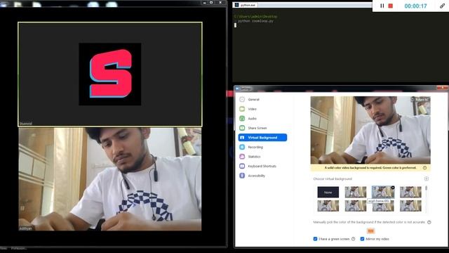 Zoom Webcam Video Loop Python Tool смотреть онлайн